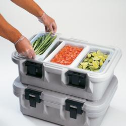 (6 piezas) CAMBRO | Camwear® polipropileno GN contenedor 1/3 - lechoso - profundidad 150 mm