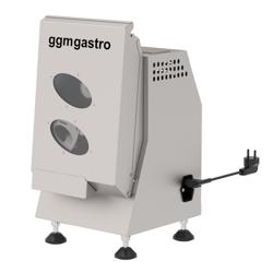 Affilacoltelli Professionale per kebab - Automatico - Acciaio inox - 242x294x509mm - con interruttore di emergenza - lame Ø70-200mm
