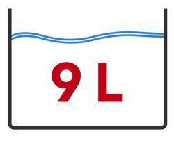 Polukošara za fritezu - 345x130x150 mm | 9 l - nehrđajući čelik | plastična ručka - za friteze serije 700 - kompatibilno s EFB879H-18+18, EFB479H-18, GFB879T-20+20 i GFB479T-20