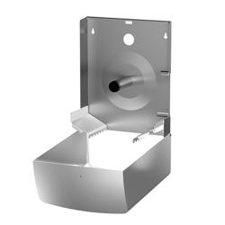 AIR-WOLF | Duplex-Çift taraflı kağıt rulo havlu dispenseri - 3 ev tipi rulo veya 1 büyük rulo için - paslanmaz çelik