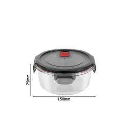 ZWILLING | GUSTO - Borcan de sticlă rotund - Transparent - 0,6 litri