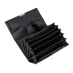 KARLOWSKY | Portefeuille pour serveur / Porte-monnaie - 18,2 x 10 cm - Noir