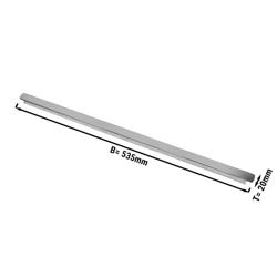 Barres (GN 1/1) - Acier inoxydable - 535x20x11mm - pour Conteneur GN