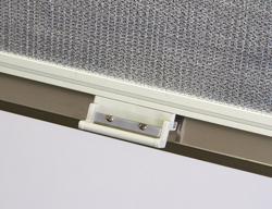 Commercial wall-mounted refrigerated display shelving - 1915 mm - with LED lighting and 3 shelves - rear sliding doors