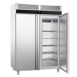 مجمد عمودي ستانلس ستيل PREMIUM - GN 2/1 - 1400 L - حتى -22…-10 °C - مع بابان