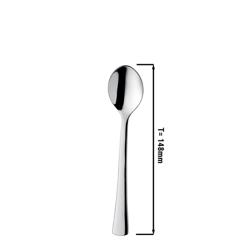 (12 pcs) Dessert spoon Alessandra - 18/10 stainless steel - 147mm