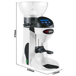 Kaffeemühle - 1kg - 77dB - Mit automatischer Dosierung - Weiß