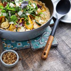 STAUB | Tálalókanál - 310mm - Szilikon - Fekete