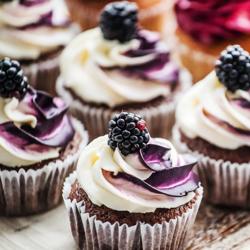 Countertop 4-Sided Glass Display Fridge - Double glazing - round - 73L - 503mm - with 4 rotating shelves - 1 glass door - for patisserie - Black