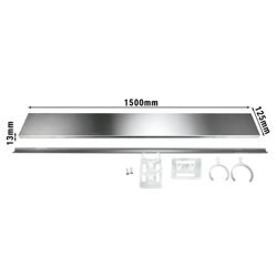 Βάση ανοξείδωτη - 1500x125x13 mm - ανοξείδωτο ατσάλι