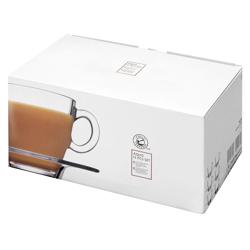 (24 pcs) Verre à thé texturé - AQUA - 210 ml