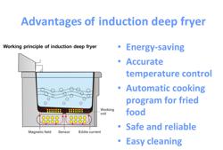 Dubbele inductie friteuse - 8+8 liter - 7 kW - digitale bediening - met aftapkraan