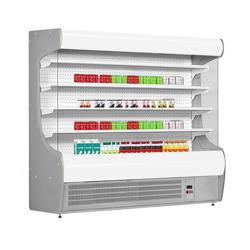 Espositore murale refrigerato - 2020 mm - con 4 ripiani - pannello frontale bianco