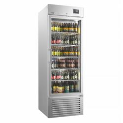 SUPERCOOLER | Drankenkoelkast SUPERCOOLER - 687mm - 500L - digitaal display - RVS interieur - LED-interieurverlichting - 1 glasdeur
