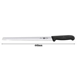 VICTORINOX | FIBROX - Laxkniv med bågad egg - blad: 300mm