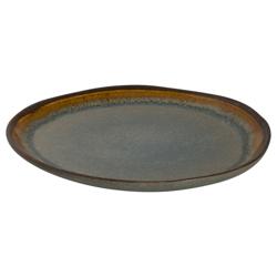 (6 szt.) DAVIDE - Talerz płytki - Steinzeug - Ø 280mm - Brązowy