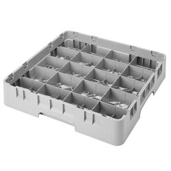 CAMBRO | CAMRACK® - Корзина для мытья чашек 1/1 - с 20 ячейками - 500x500 мм - Серая