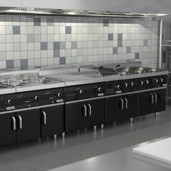 Frytownica elektryczna jednokomorowa nastolna - 10L - 13,2kW - z kranem spustowym - Czarny