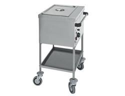 Bain marie warmhoudwagen - 1x GN 1/1
