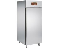 Bakkerij vrieskast RVS PREMIUM - EN 600x800 - 820mm - 609liter - tot -24°C tot -12°C - met 1 deur - geforceerde koeling, LED‑verlichting, slot & automatische ontdooiing