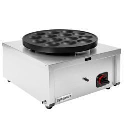 A gás Crepeira - Termóstato manual - 14 cavidades