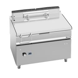 Plynová výklopná smažicí pánev - 120 l - 30 kW - s elektrickým vyklápěním