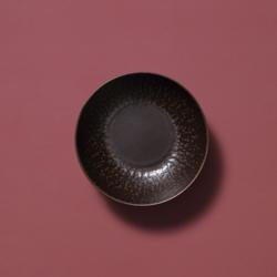 (6 st) Skål - Rust - stengods - Ø 170 mm - stapelbar - brun