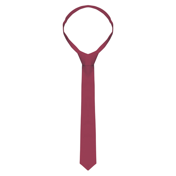 (5 Adet) KARLOWSKY | Kravat - 148 x 6,5 cm - Bordo