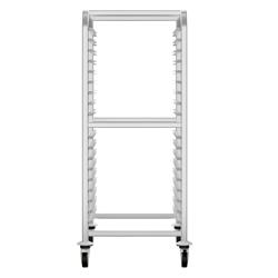 Tray Trolley PREMIUM – 17 Tier - GN 2/1 - Stainless Steel - Silent Wheels