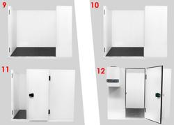 Cold Room Freezer - 1800x1500mm - 3.47m³ - incl. freezer unit & PVC slats