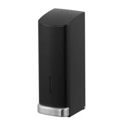 AIR-WOLF | Zeep & desinfectie dispenser met drukknop - 1200ml - RVS - Zwart