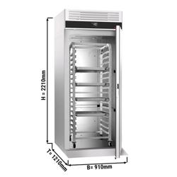 Tiefkylskåp Rostfritt stål PREMIUM - GN 1/1 - GN 2/1 - EN 600x400 - 910 mm - 700 liter - ned till -20 °C till -10 °C - med 1 dörr - Ventilerad kylning, Automatisk avfrostning, R290