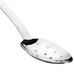 (4 pcs) Serving Spoon PREMIUM - Ø 70mm - Length: 420mm - perforated - Stainless Steel