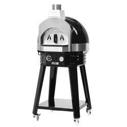 Forno a Gás para Pizzas preto - Base incl.- Alt. 0,83 m