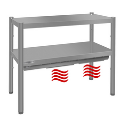 Lämpösilta  ECO - 800x370mm - 2 hyllyllä - Korkeus: 725mm