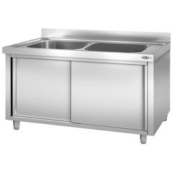 Allaspöytä - 2000x700mm -  2 altaalla