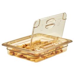 (6 stuks) CAMBRO | H-PAN™ - Hittebestendige GN bakken 1/2 - Amber - Hoogte: 65mm