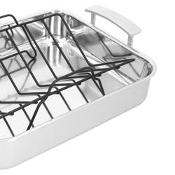 DEMEYERE | INDUSTRY 5 - Roasting pan with roasting grid - 390x330mm - Stainless steel