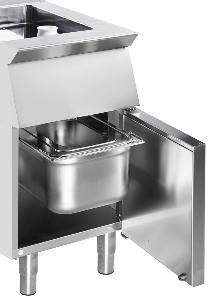 Braisière électrique multifonctions - 4,8kW - 11,5litres - 400mm - 1 fond rainuré fixe