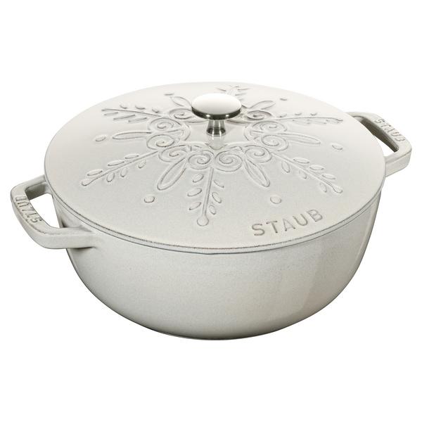 STAUB | LA COCOTTE - La Marmite - Ø 240mm - Gietijzer - Witte truffel