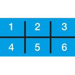 Hostskydd i plexiglas - plexiglas - 1800x600 mm - Set för 6 arbetsplatser
