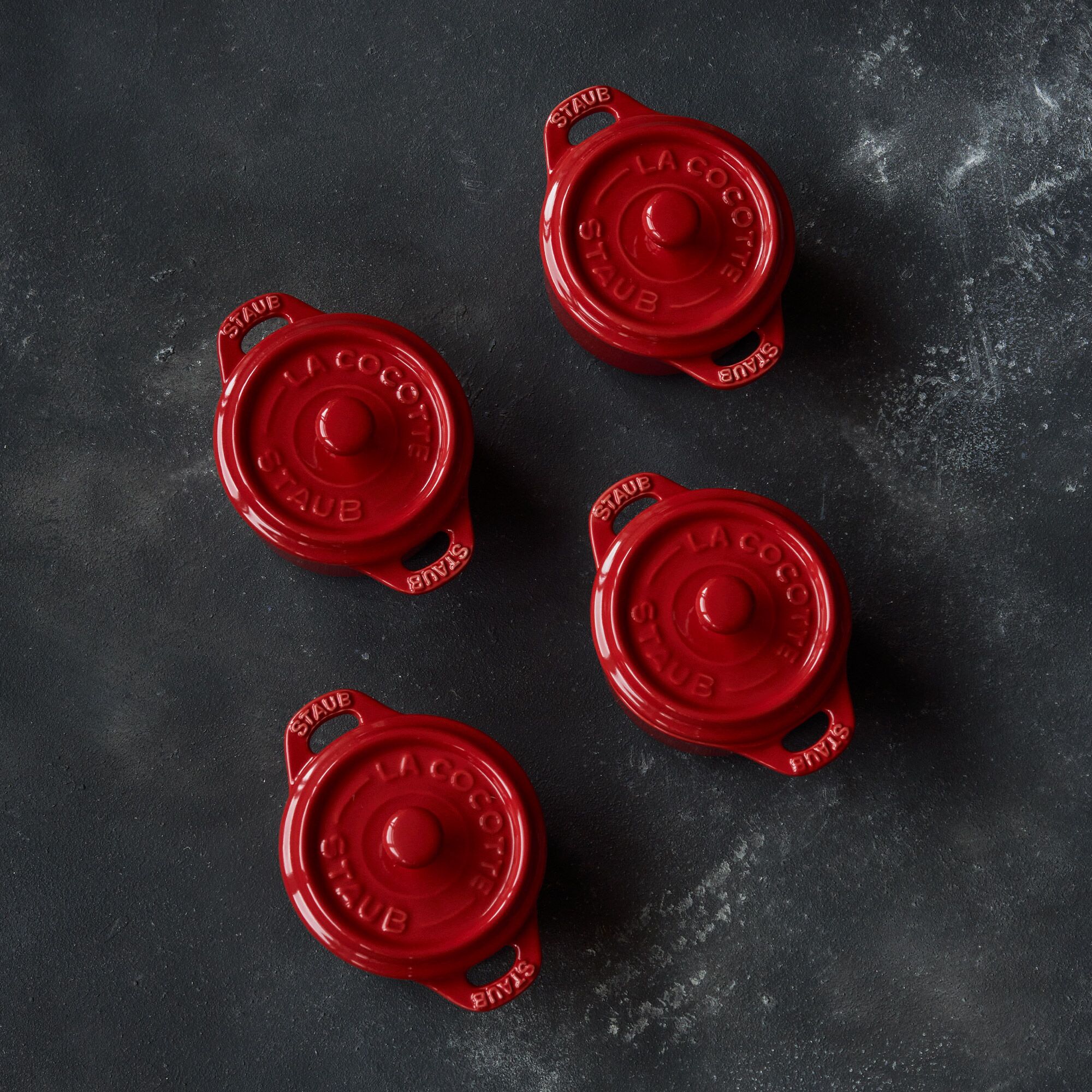 STAUB | CERAMIQUE - Mini Cocotte - Ø 100mm - redonda - cerámica - rojo cereza