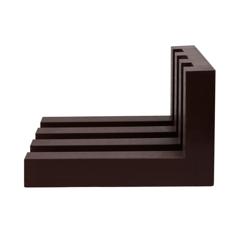 Stojan na prkénka na krájení - 300x260x160 mm - Polyetylen (PE) - hnědá - pro 3 prkénka 40 mm