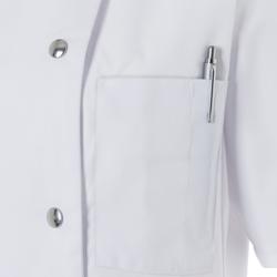 KARLOWSKY | Ladies Chef Jacket Greta – White - Size 48 - Short Sleeve - Press-Stud Fastening