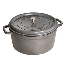 STAUB | LA COCOTTE - Kookpot - Ø 340mm - Gietijzer - Grafietgrijs