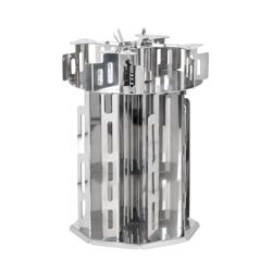 Cup & Saucer Dispenser - rotating - Stainless Steel - Countertop Version