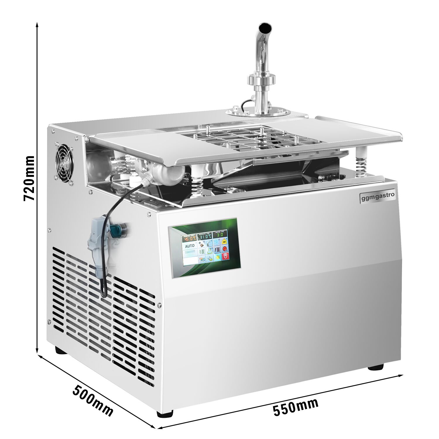 Tempéreuse à chocolat / Chocotemper - 11 kg - 1,75 kW - avec robinet de vidange