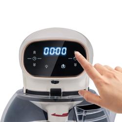 Επαγγελματικό μίξερ ζαχαροπλαστικής - 12 l - 880 W - με 3 εξαρτήματα (γάντζος, σύρμα, φτυάρι) - με ψηφιακή οθόνη & φωτισμό LED - ανοιχτό ελεφαντόδοντο