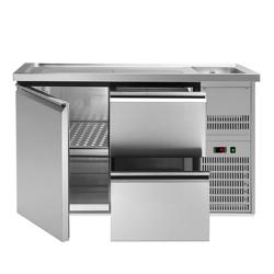 Barkoelkast PREMIUM PLUS - 1550x700mm - 1 deur & 2 laden