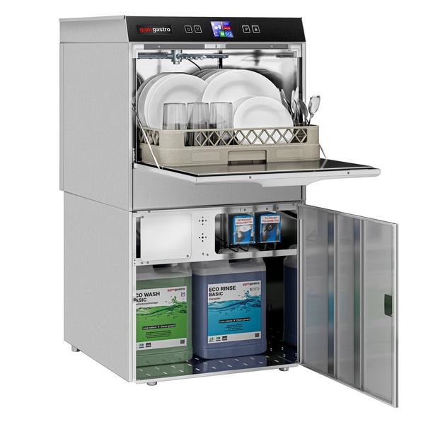 غسالة أطباق تجارية - تحكم رقمي - 3,55 kW - مزودة بـ مضخة جرعات المنظف ومضخة جرعات مساعد الشطف ومضخة الغسل